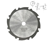 21.165.08/ Пильный диск с PCD зубьями 165x2,4x1,6x20 Z=8 Woodwork 